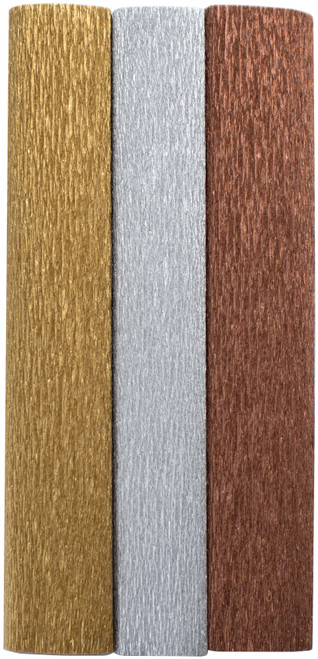 Lia Griffith Extra Fine Crepe Paper 3/Pkg-Metallic - LG11029
