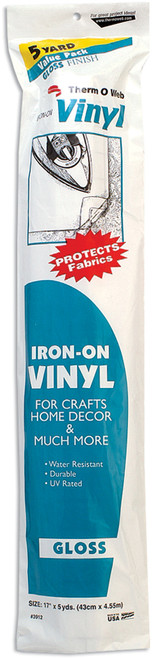 HeatnBond Iron-On Vinyl-Gloss 17"X5yd - 3912 - 000943039129