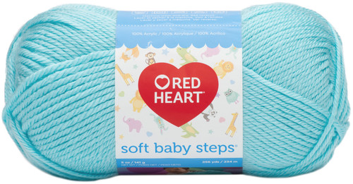 Red Heart Soft Baby Steps Yarn-Aqua - E746-9505 - 073650802508