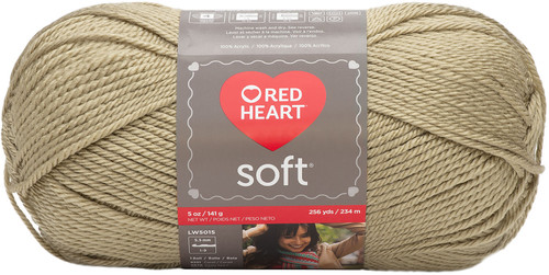 Red Heart Soft Yarn-Wheat E728-9388 - 073650803055