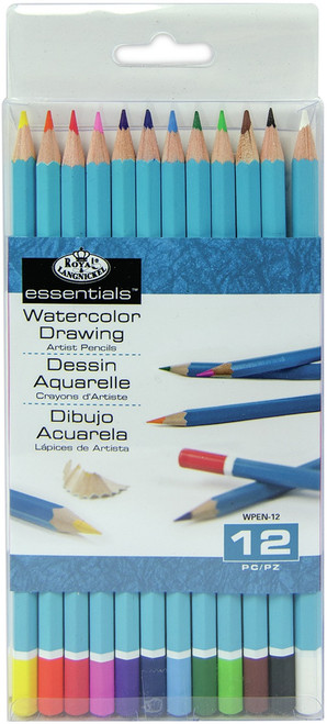 Royal & Langnickel(R) essentials(TM) Watercolor Pencils-12/Pkg WPEN12 - 090672004116