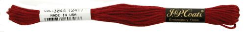 24 Pack Coats & Clark 6-Strand Embroidery Floss 8.75yd-Garnet Dark C11-3044 - 073650806476