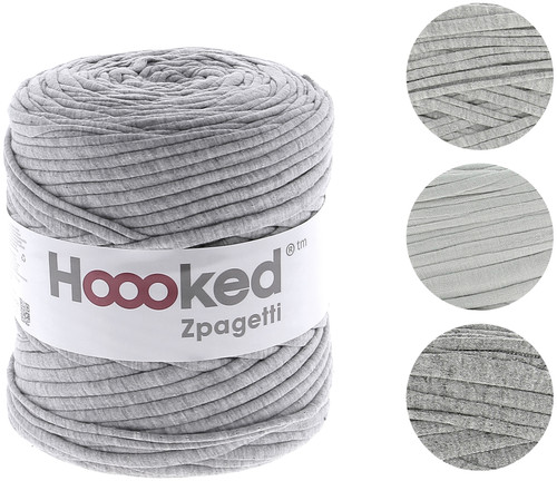 Hoooked Zpagetti Yarn-Sporty Gray - Medium Gray Shades - ZP00-1-12 - 87185039449518718503944951