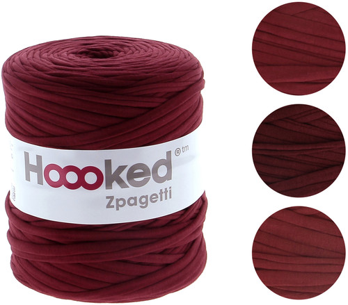 Hoooked Zpagetti Yarn-Burgundy Passion ZP00-1-51 - 87185039414868718503941486