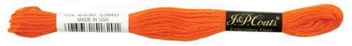 24 Pack Coats & Clark 6-Strand Embroidery Floss 8.75yd-Burnt Orange C11-2330 - 073650518201