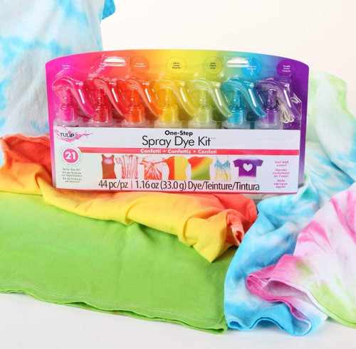 Tulip One-Step Spray Tie-Dye Kit-Confetti - 31661 Tulip One-Step Spray Tie-Dye Kit-Confetti - 31661