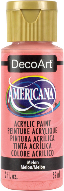 DecoArt Americana Acrylic Paint 2oz-Melon - Opaque - DA-251 - 766218028983