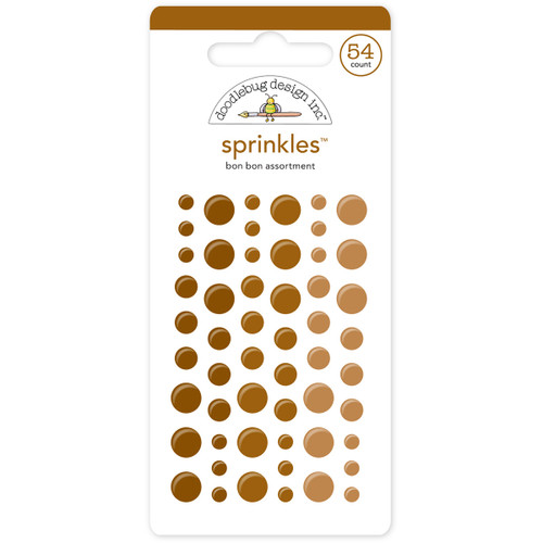Doodlebug Sprinkles Adhesive Glossy Enamel Dots-Bon Bon, 54/Pkg - MONOS-4014 - 842715040144 Doodlebug Sprinkles Adhesive Glossy Enamel Dots-Bon Bon, 54/Pkg - MONOS-4014 - 842715040144