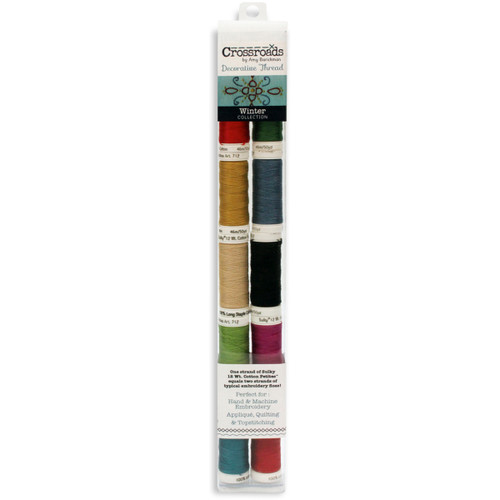 Crossroads Sulky Cotton Petites 12 Weight 10/Pkg-Winter Collection 712C-32 - 727072002793