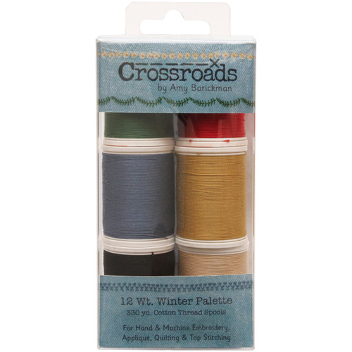 Crossroads Sulky Blendables 12wt 6/Pkg-Winter Collection 713C-32 - 727072002878