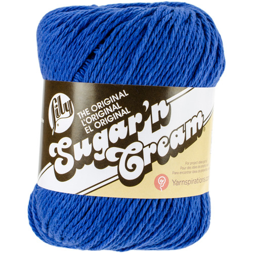 Lily Sugar'n Cream Yarn - Solids-Dazzle Blue - 102001-1131 - 057355402737 Lily Sugar'n Cream Yarn - Solids-Dazzle Blue - 102001-1131 - 057355402737