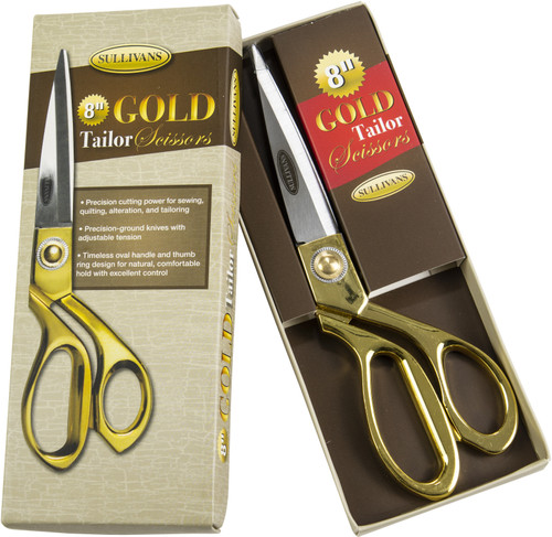 Sullivans Gold Tailor Scissors 8"39856