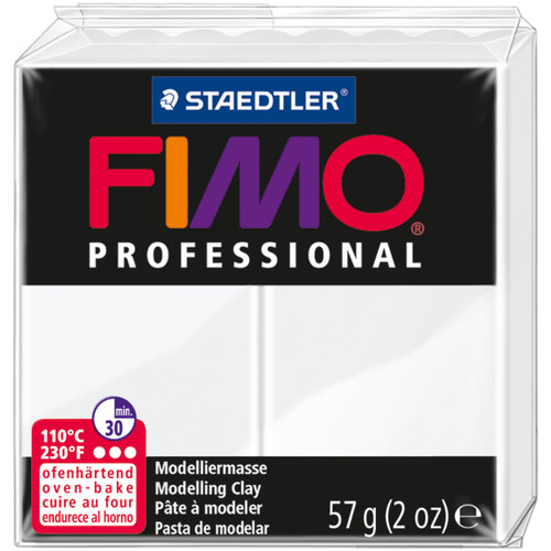 Fimo Professional Soft Polymer Clay 2oz-White EF8005-0