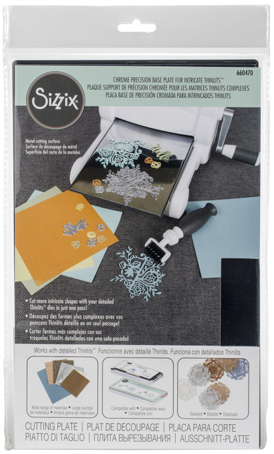 Sizzix Chrome Precision Base Plate-For Intricate Thinlits - 660470 - 630454244615 Sizzix Chrome Precision Base Plate-For Intricate Thinlits - 660470 - 630454244615