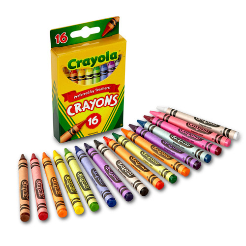 Crayola Crayons-16/Pkg 52-3016