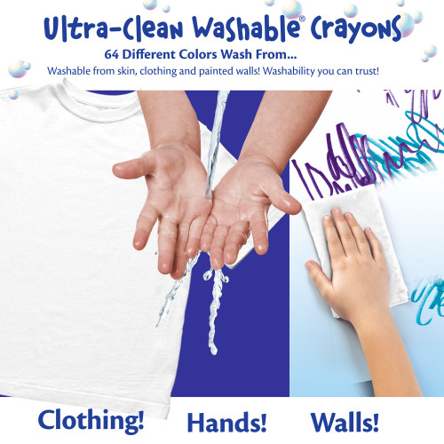 Crayola Large Washable Crayons-16/Pkg - 52-3281 Crayola Large Washable Crayons-16/Pkg - 52-3281