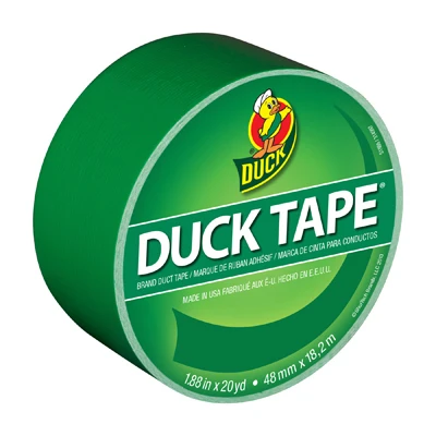 Duck Tape 1.88"X20yd-Clover Green - CDT-4968 - 075353037003