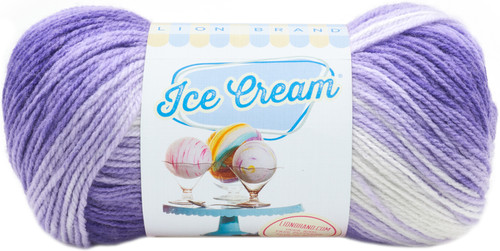 Lion Brand Ice Cream Yarn-Grape 923-210 - 023032019000