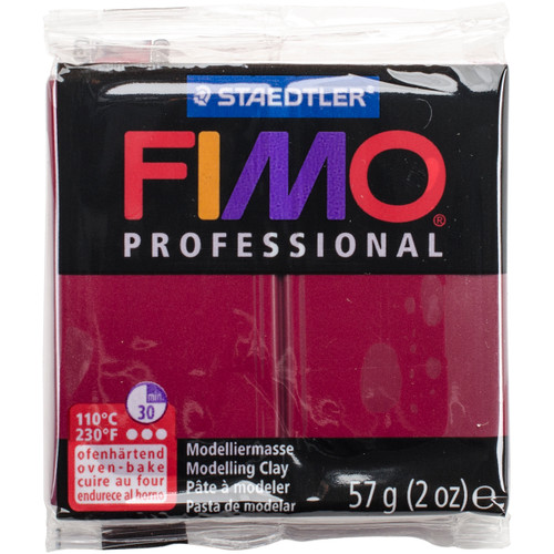 Fimo Professional Soft Polymer Clay 2oz-Bordeaux EF8005-23 - 40078170094684007817009468