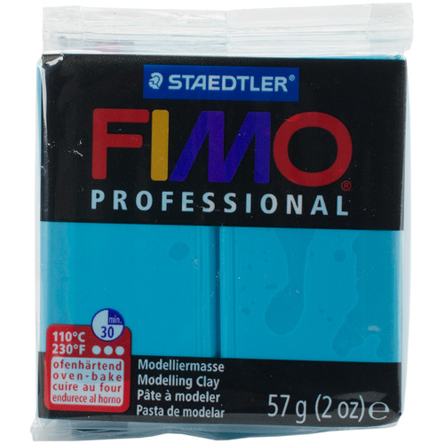 Fimo Professional Soft Polymer Clay 2oz-Turquoise EF8005-32 - 40078170094994007817009499