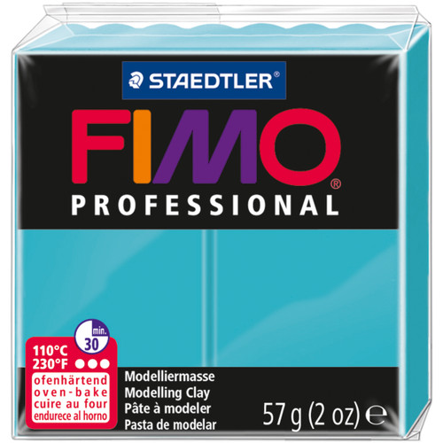 Fimo Professional Soft Polymer Clay 2oz-Turquoise - EF8005-32 Fimo Professional Soft Polymer Clay 2oz-Turquoise - EF8005-32