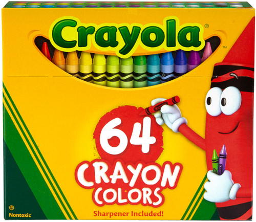Crayola Crayons-64/Pkg - 52-064D - 071662000646 Crayola Crayons-64/Pkg - 52-064D - 071662000646