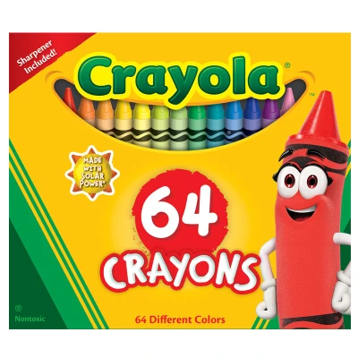 Crayola Crayons-64/Pkg - 52-064D - 071662000646