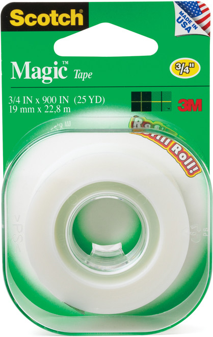 Scotch Magic Tape Refill-.75"X900" - 205-L-3M - 051131835603