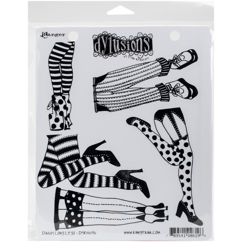 Dyan Reaveley's Dylusions Cling Stamp Collections 8.5"X7"-Daddy Long Legs DYR-46196 - 789541046196