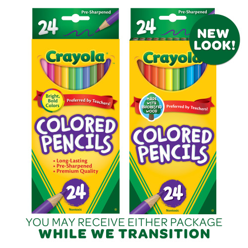 Crayola Colored Pencils-24/Pkg Long - 68-4024 Crayola Colored Pencils-24/Pkg Long - 68-4024