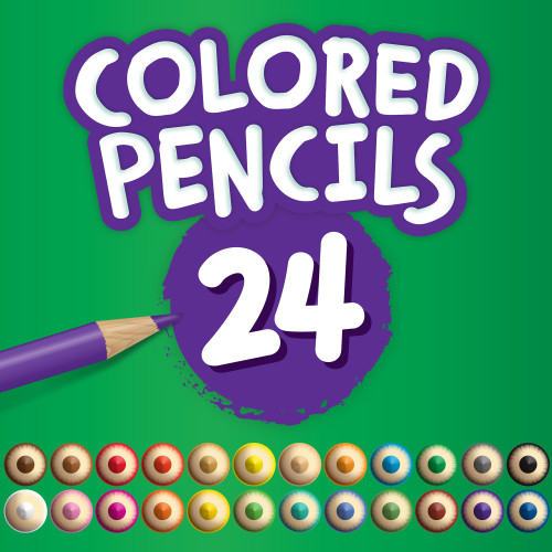 Crayola Colored Pencils-24/Pkg Long - 68-4024 Crayola Colored Pencils-24/Pkg Long - 68-4024