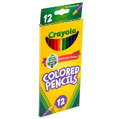 Crayola Colored Pencils-12/Pkg Long - 68-4012