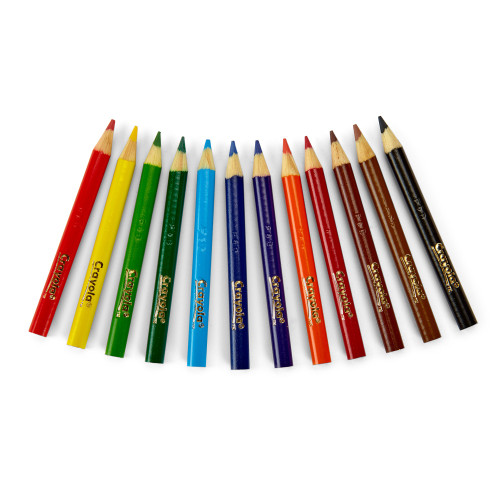 Crayola Colored Pencils-12/Pkg Short - 68-4112 Crayola Colored Pencils-12/Pkg Short - 68-4112