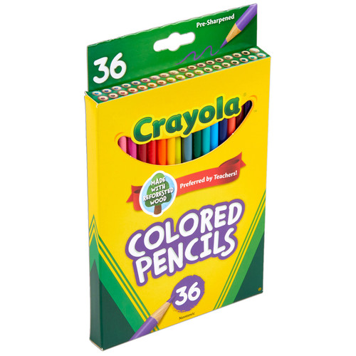 Crayola Colored Pencils-36/Pkg Long - 68-4036