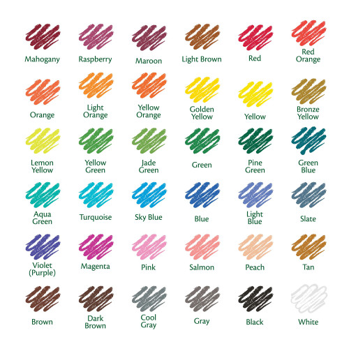 Crayola Colored Pencils-36/Pkg Long - 68-4036 Crayola Colored Pencils-36/Pkg Long - 68-4036