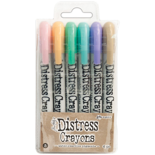 Tim Holtz Distress Crayon Set-Set #5 DBK51756 - 789541051756