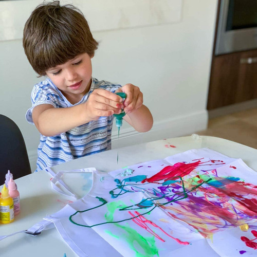 Scribbles 3D Fabric Paints 1oz 6/Pkg-Shiny - 185-34 Scribbles 3D Fabric Paints 1oz 6/Pkg-Shiny - 185-34