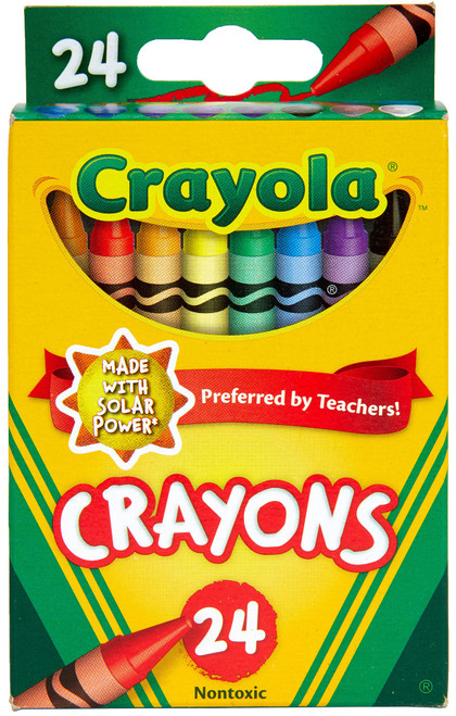 3 Pack Crayola Washable Crayons-24/Pkg 52-6924 - GettyCrafts