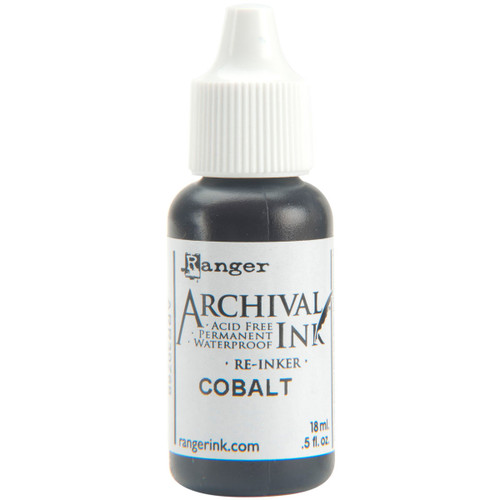 Ranger Archival Pad Reinker .5oz-Cobalt - ARR5-30768 - 789541030768