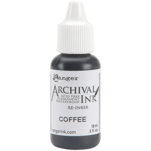Ranger Archival Pad Reinker .5oz-Coffee ARR5-30775 - 789541030775