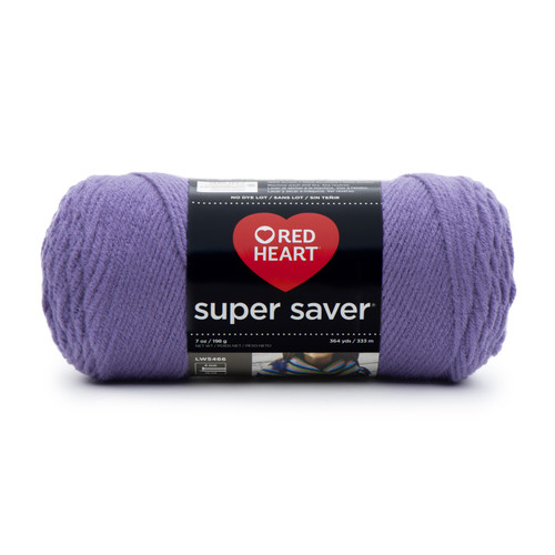 Red Heart Super Saver Yarn-Lavender - E300B-358 - 073650851728