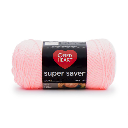 Red Heart Super Saver Yarn-Petal Pink - E300B-373 - 073650846496