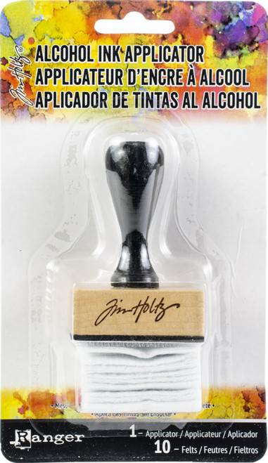 Tim Holtz Adirondack Alcohol Ink Applicator-Stamp Handle W/10 Felts - TIM20745 - 789541020745 Tim Holtz Adirondack Alcohol Ink Applicator-Stamp Handle W/10 Felts - TIM20745 - 789541020745