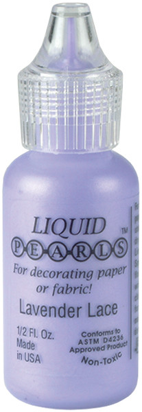Ranger Liquid Pearls Dimensional Pearlescent Paint .5oz-Lavender Lace - LPL-01980 - 789541001980