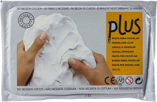 Activa Plus Natural Self-Hardening Clay 2.2lb-White - 62-00 - 036061062008