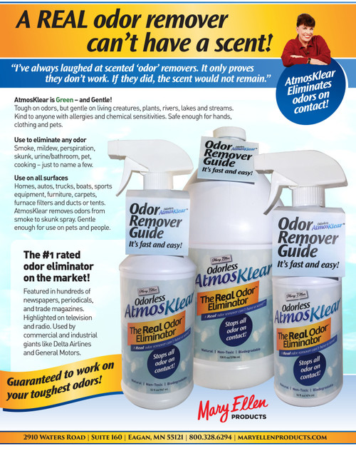 Mary Ellen's AtmosKlear Odor Eliminator 16oz- - 30016 Mary Ellen's AtmosKlear Odor Eliminator 16oz- - 30016