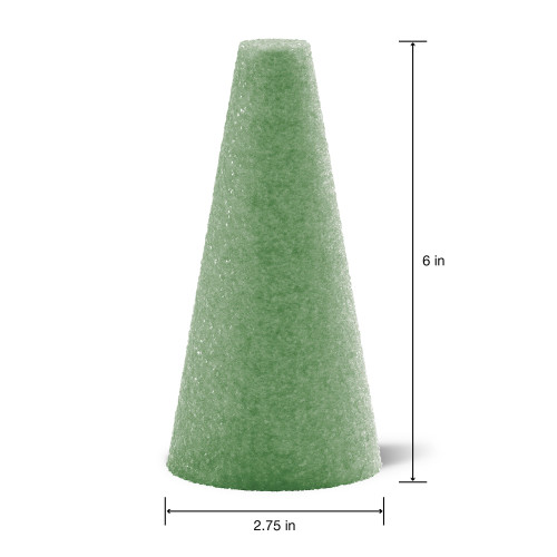 FloraCraft FloraFoM Cone 2/Pkg-2.75"x6" - C63GS