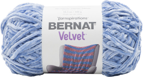 Bernat Velvet Yarn-Smokey Blue 161032-32026 - 057355434462