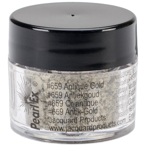 Jacquard Pearl Ex Powdered Pigment 3g-Antique Gold - JACU-659 - 743772021858 Jacquard Pearl Ex Powdered Pigment 3g-Antique Gold - JACU-659 - 743772021858