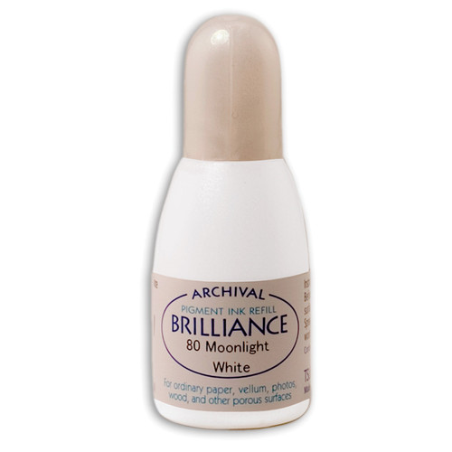Brilliance Ink Refill .7oz-Moonlight White - RB000-080 - 712353550803